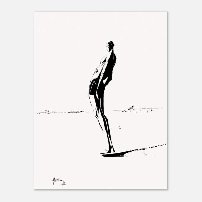 SURFINK HANG TEN - vue galerie print art